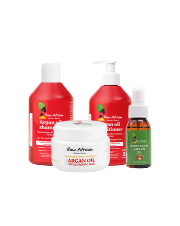 روتين العناية بالشعر بالأرغان 