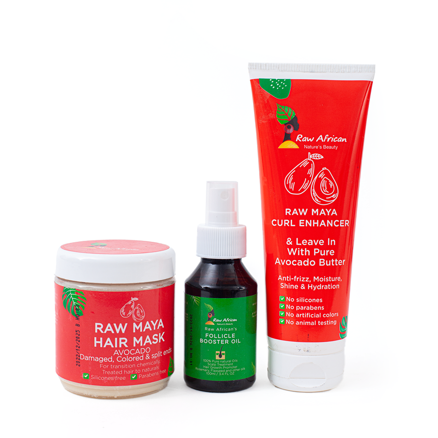 Avocado Hair Set - Raw African's Beauty Hub - Get the Raw Experience!
