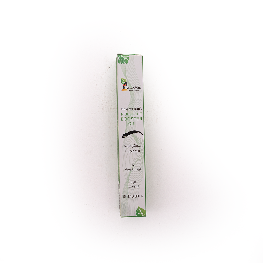 The RawAfrican Follicle Booster Eyebrows is a blend of beneficial oils, including sweet almond and rosemary,This product is free of harsh chemicals 