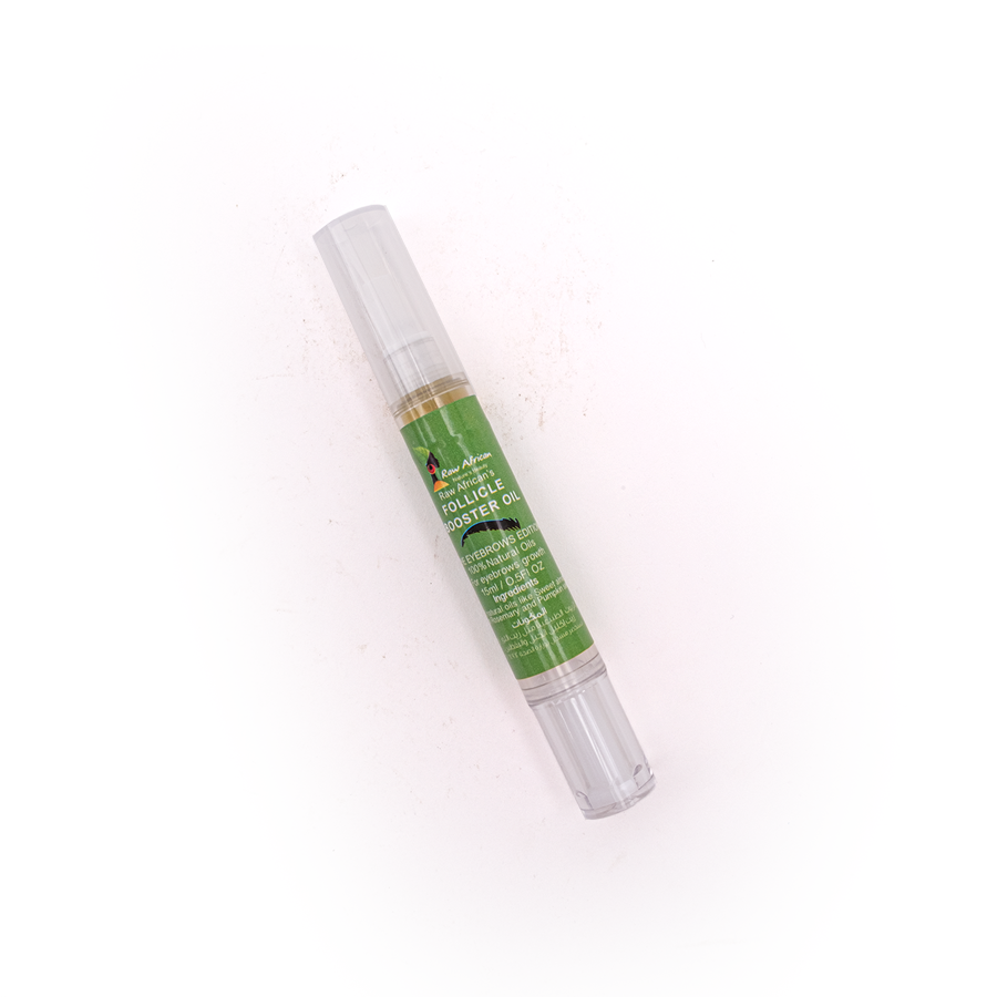 The RawAfrican Follicle Booster Eyebrows is a blend of beneficial oils, including sweet almond and rosemary,This product is free of harsh chemicals 